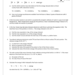 27 Nuclear Power Worksheet Answers Notutahituq Worksheet Information