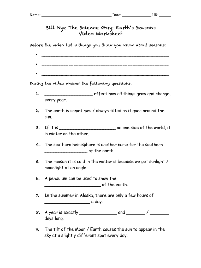 Bill Nye Energy Worksheet Answer Key An Eyes Of Nye Nuclear Energy 