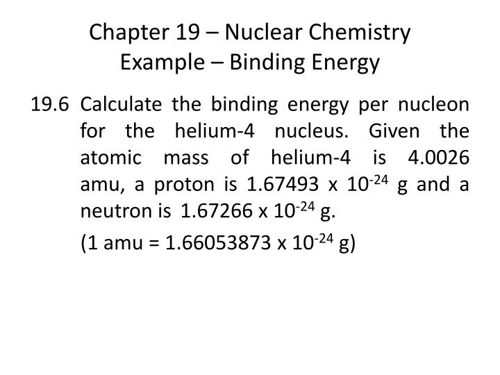 Binding Energy Equation Tessshebaylo