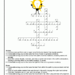 Clean Energy Crossword Answer Key Woo Jr Kids Activities