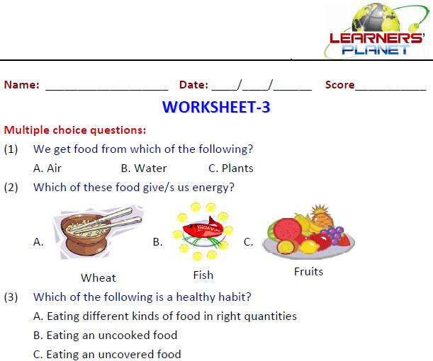 Collection Of Worksheet On Energy Giving Food Free Worksheets Samples