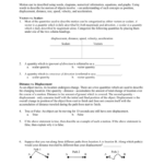 Describing Motion Worksheet Answers Nidecmege