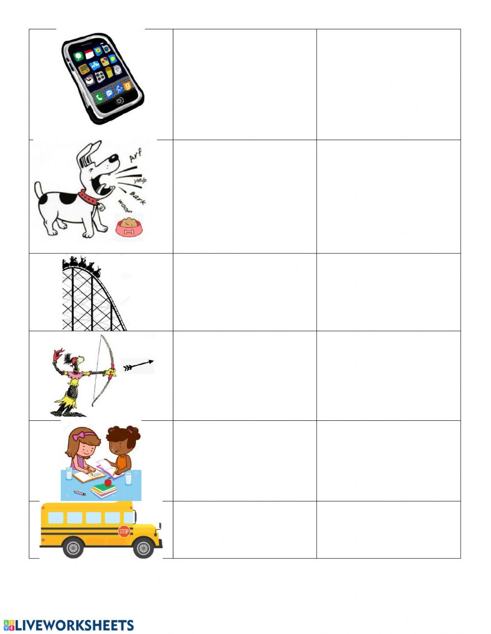 Energy Transformations Worksheet