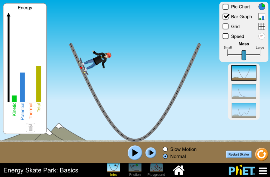 GitHub Phetsims energy skate park basics Energy Skate Park Basics 