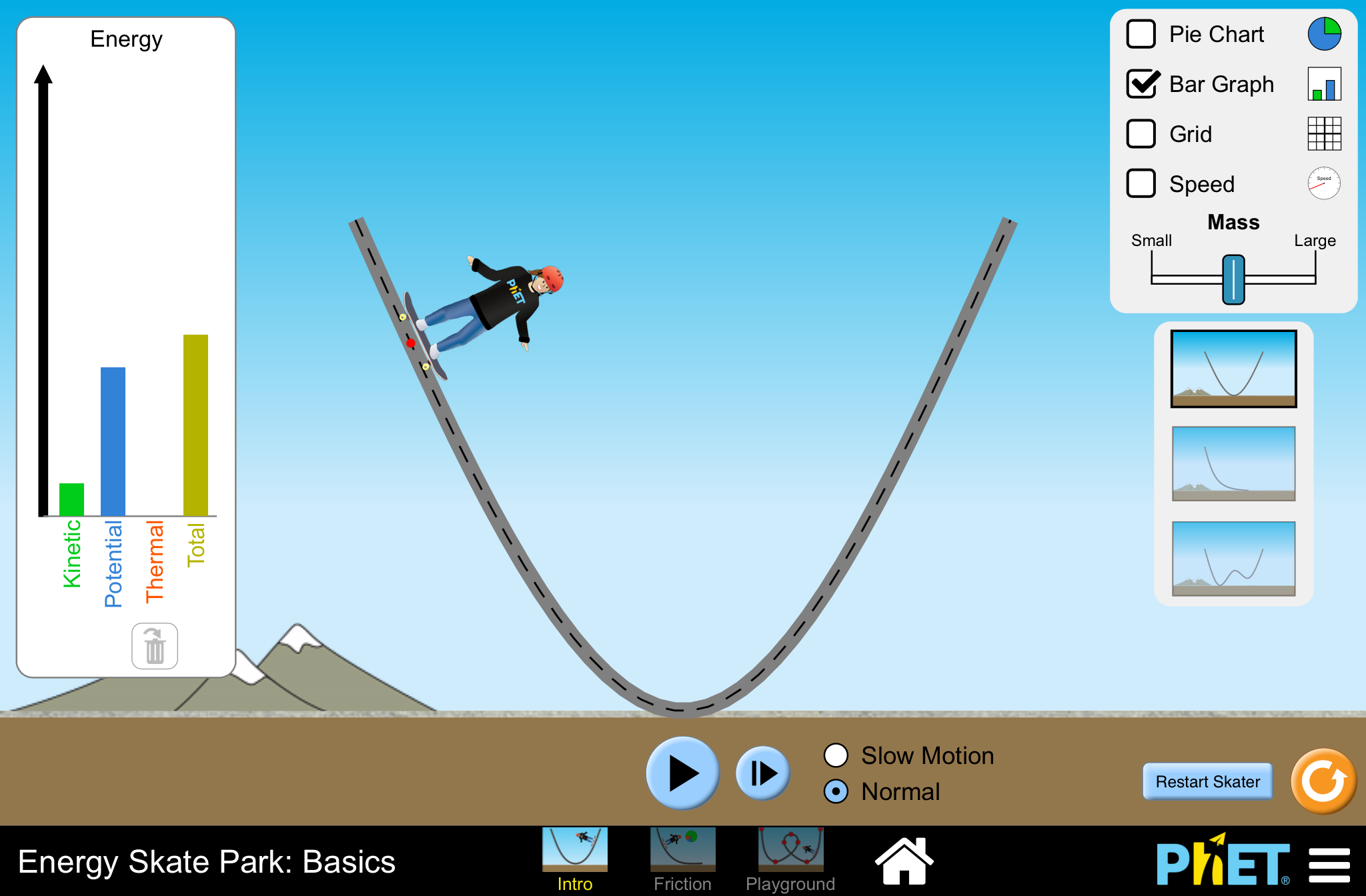 GitHub Phetsims energy skate park basics Energy Skate Park Basics