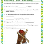 Interesting Facts Wind Energy View Worksheets 4th Grade SoD