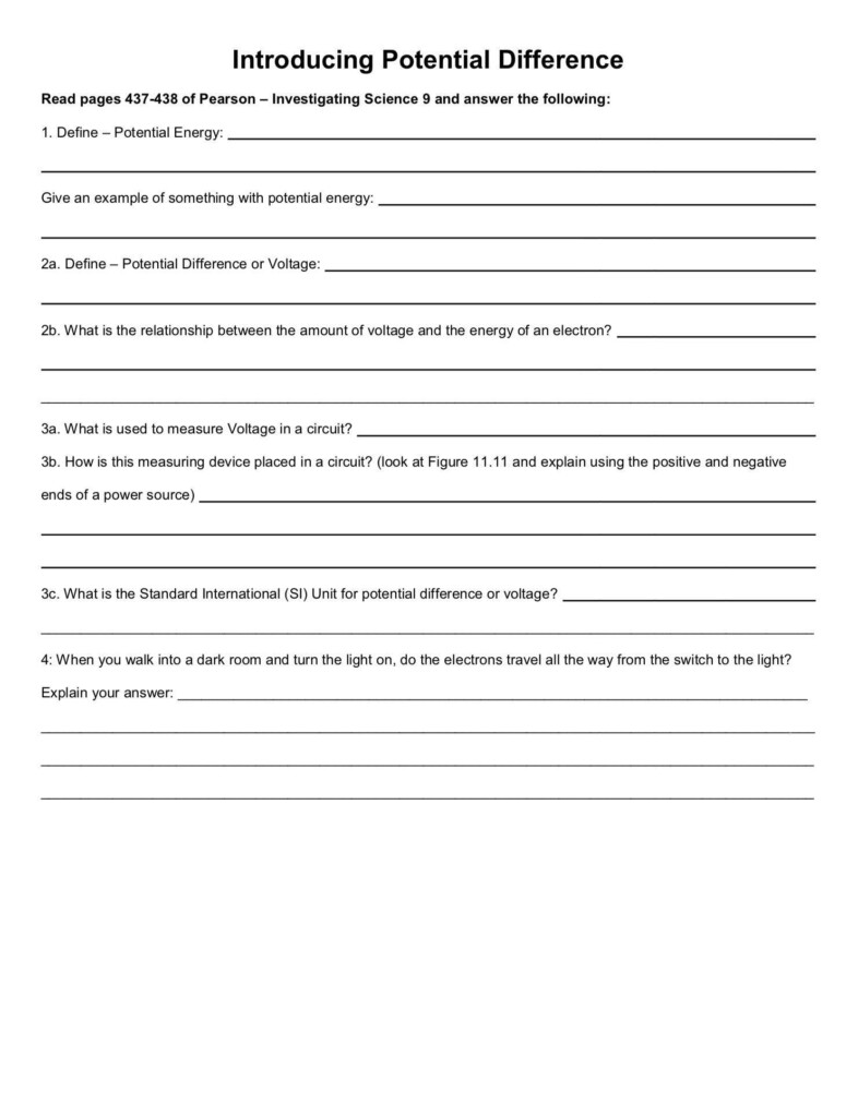 Introduction To Energy Worksheet Pin On Printable Blank Worksheet 