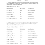 Lattice Energy Calculation Problems Fa2014 StuDocu