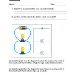 P5 Electricity Page 1 Electric Circuit Science Worksheets 4th Grade