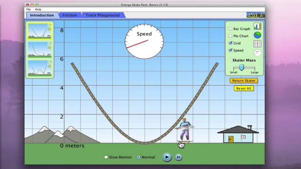 PhET Energy Skate Park Simulator s Basic Instructions YouTube