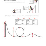 Physical Science Worksheet Conservation Of Energy 2 Tonie Info