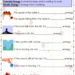 Potential And Kinetic Energy Worksheet