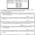 Potential Energy Diagram Worksheet Answer Key General Wiring Diagram