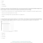 Quiz Worksheet Shifts In Gravitational Potential Energy Study