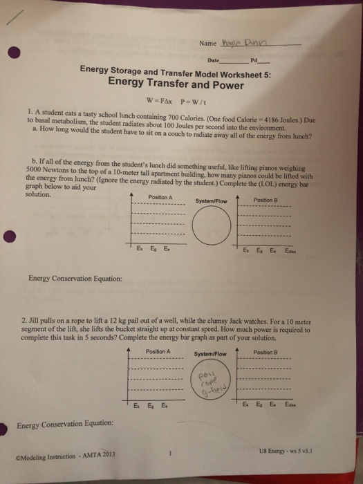 Solved Name Haye Pna Date Energy Storage And Transfer Mod Chegg