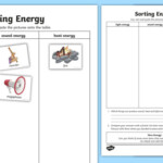 Sorting Energy Types Activity teacher Made