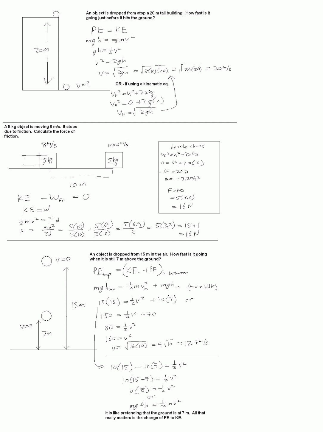 Work Power And Energy Worksheet Answer Key