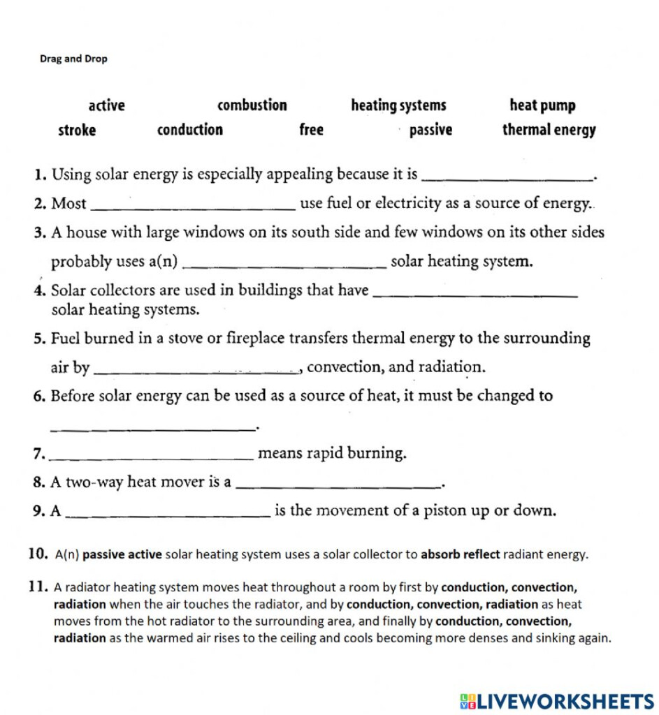 39 Heat Transfer Worksheet 1 Answers Combining Like Terms Worksheet