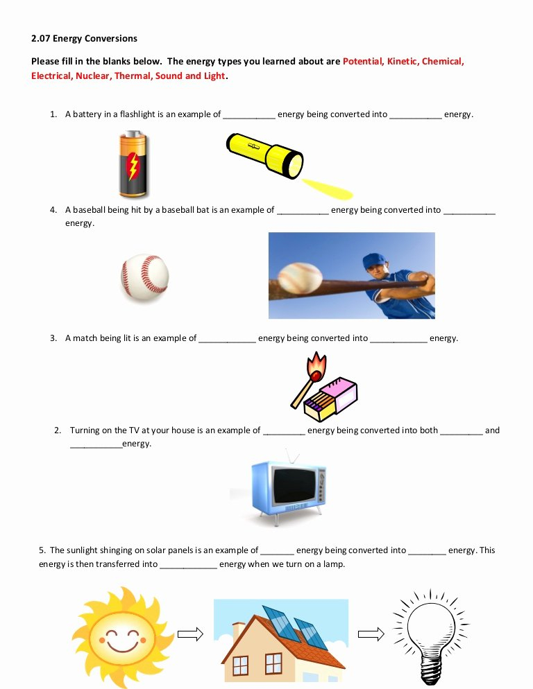 50 Energy Transformation Worksheet Answer Key Chessmuseum Template