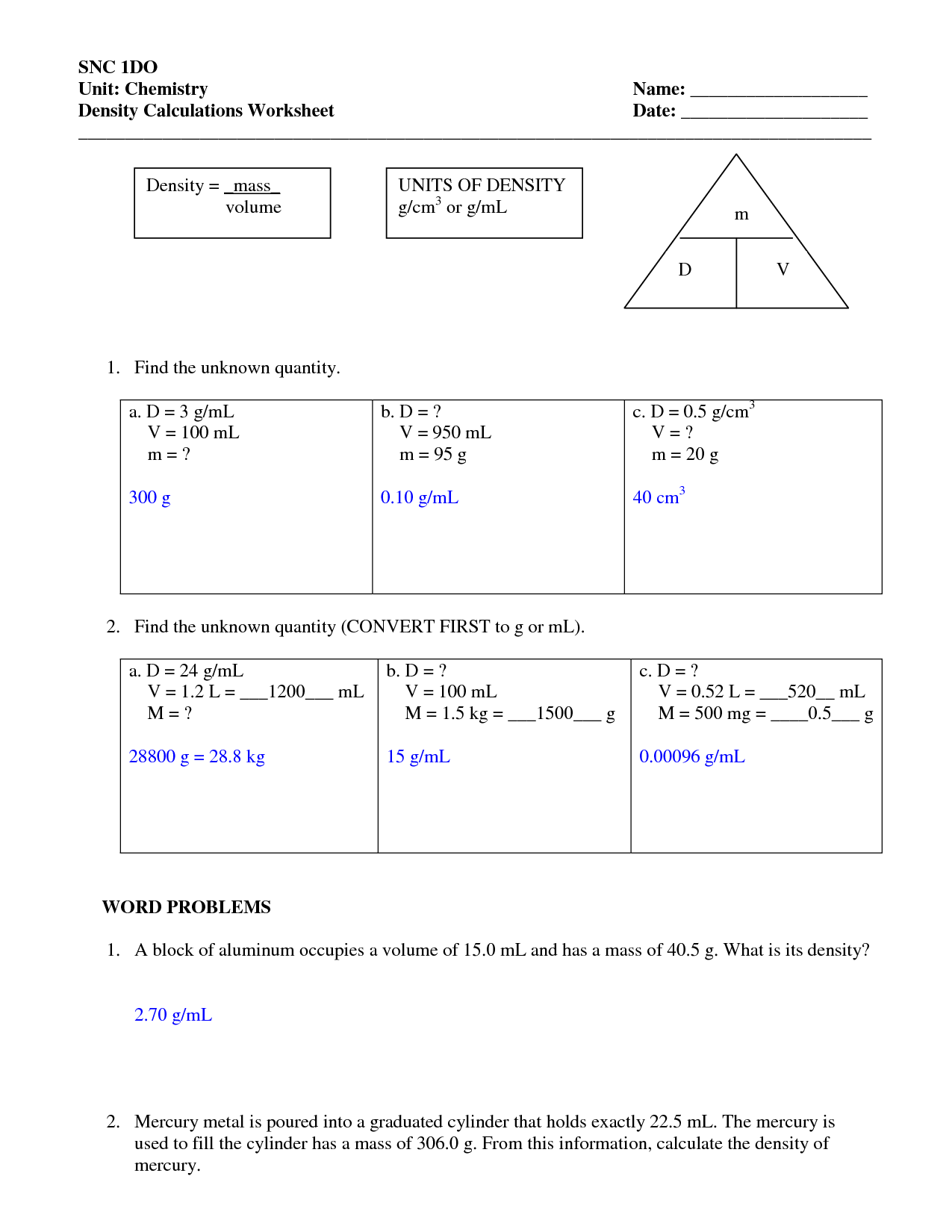 8th Grade Science Worksheets With Answer Key