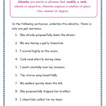 Adverbs Worksheets Grade 6