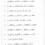 Balancing Chemical Equations Practice Worksheet Answer Key My PDF