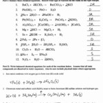 Balancing Chemical Equations Worksheet With Answers Grade 10