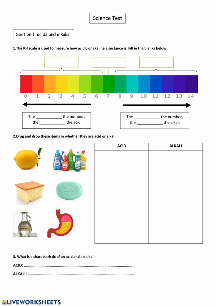 Blank Ph Scale Worksheet Awesome Science Acids And Alkalis Interactive