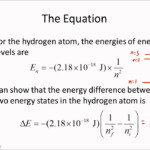 Calculating Wavelengths Of Emitted Light In The Hydrogen Spectrum YouTube