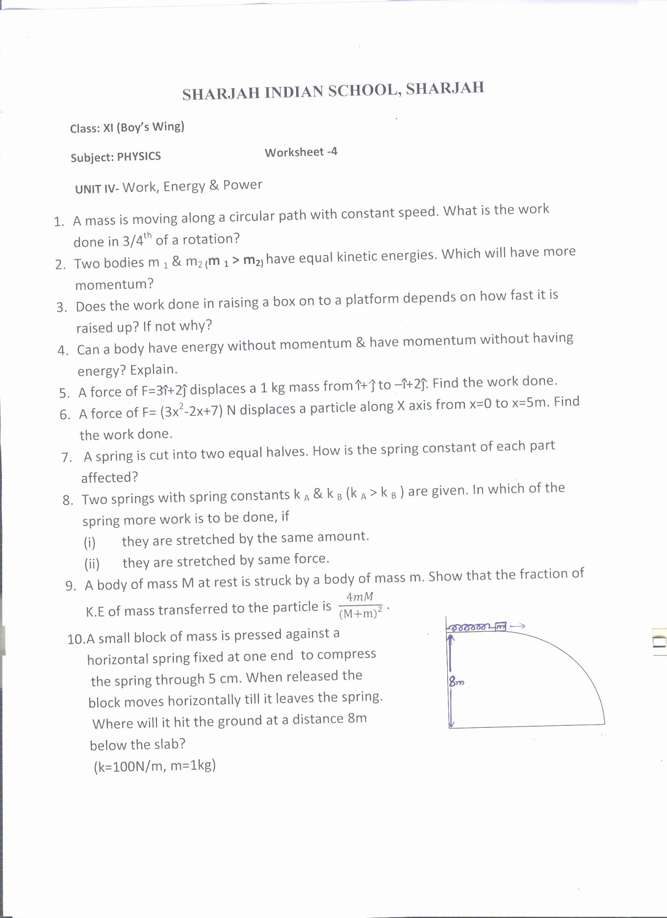 Design A Roller Coaster Worksheet