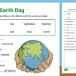 Earth Day Fill In The Blank Worksheets 99Worksheets