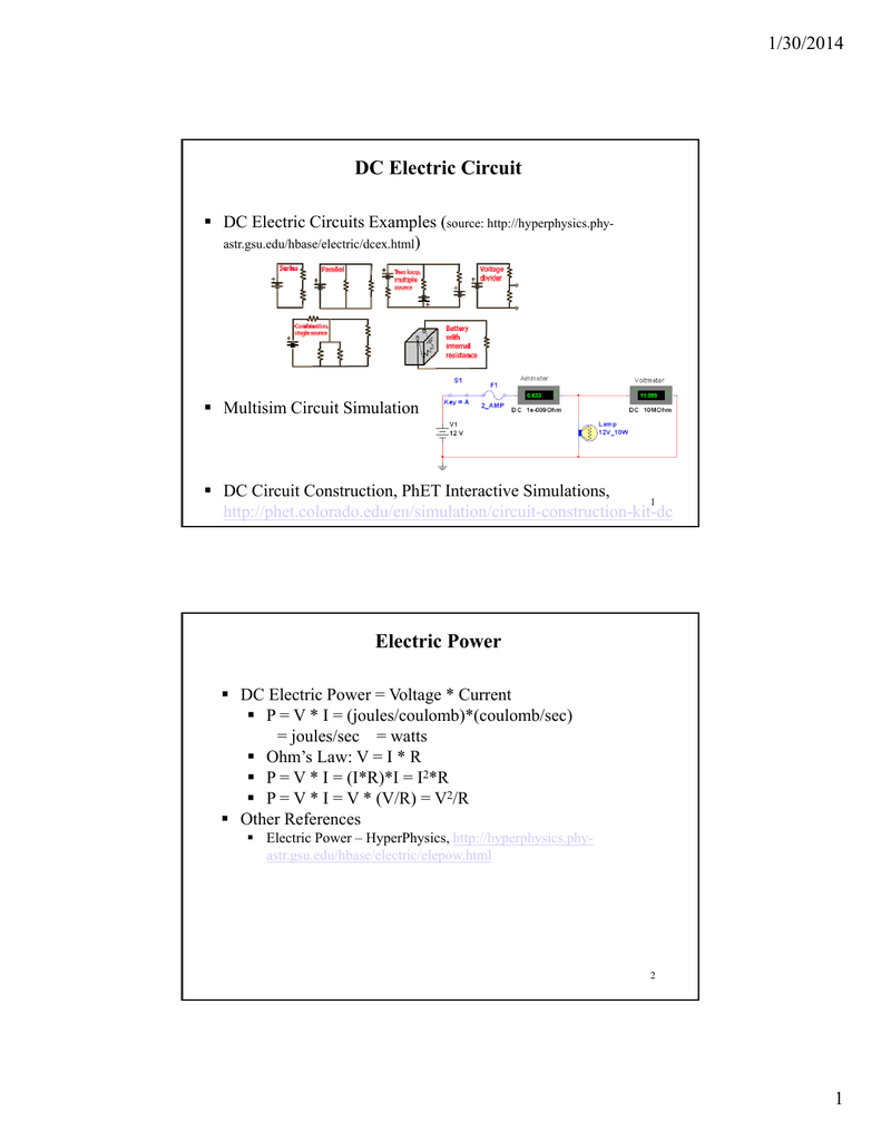 Electric Circuit Simulator Phet See More 