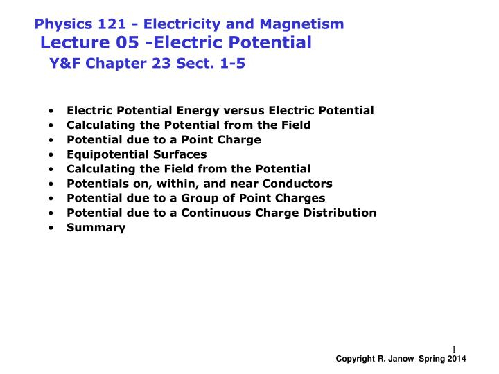 Electric Potential Energy Formula Physics