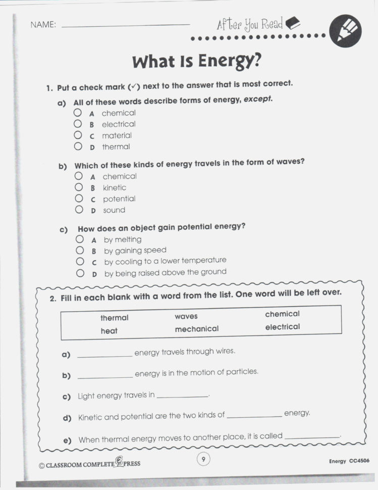 Energy Forms And Changes Simulation Worksheet Answers Luxury Db excel