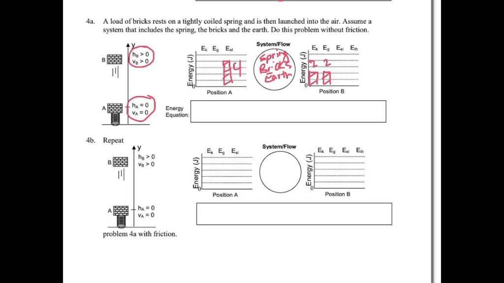 Energy Storage And Transfer Model Worksheet 3 Answers Printable Maths