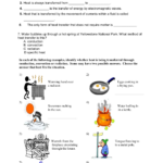 Energy Worksheet 2 Conduction Convection And Radiation Answers Energy