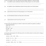 Exothermic And Endothermic Reactions Worksheet Yesterday iworksheet co