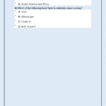 Fossil Fuels Worksheet