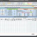 Fresh Electrical Load Calculation Worksheet Goal Keeping Intelligence