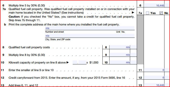 How To File The IRS Form 5695 ITC Solar Tax Credit A M Sun Solar
