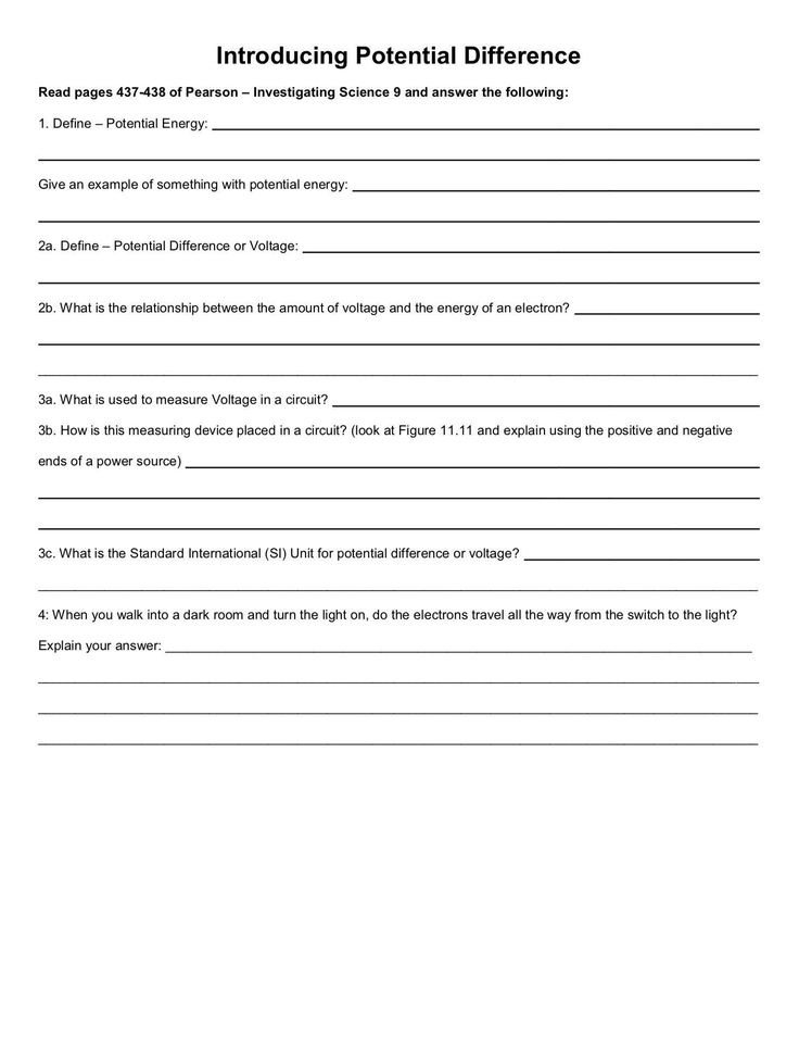 Introduction To Energy Worksheet Pin On Printable Blank Worksheet 