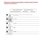 Light And Sound Energy Interactive Worksheet