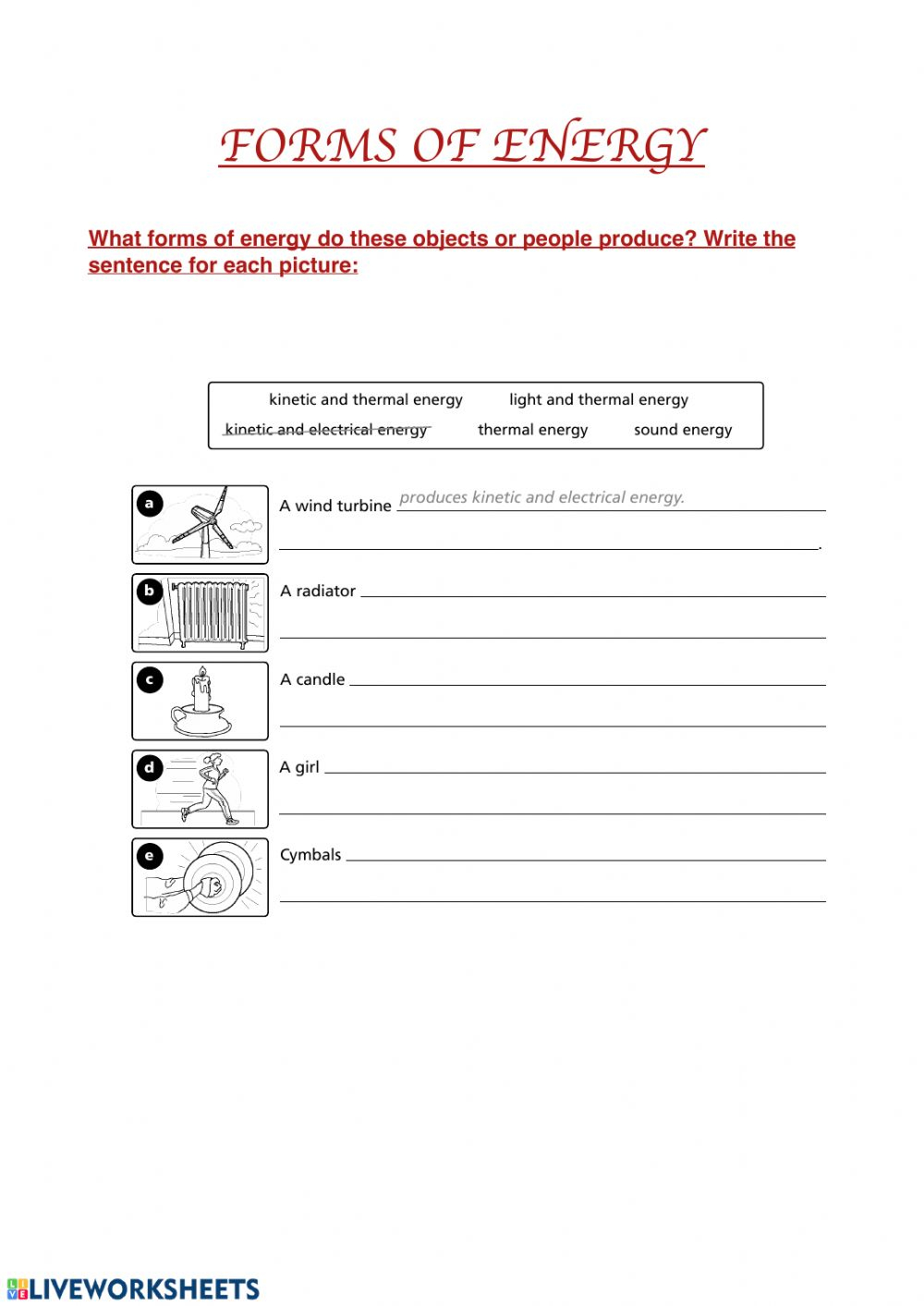 Light And Sound Energy Interactive Worksheet