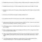 Net Force Worksheet 8Th Grade Answer Key Rhiinodesign