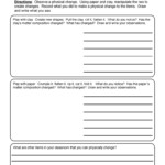 Physical Changes Observation Worksheet Have Fun Teaching