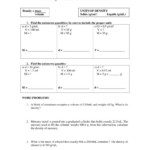 Physical Science Worksheet Conservation O Physical Science Db excel