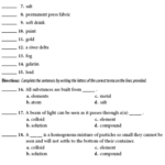 Section 1 Composition Of Matter Worksheet Answers Worksheet