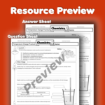 Temperature Change Practical Home Learning Worksheet GCSE