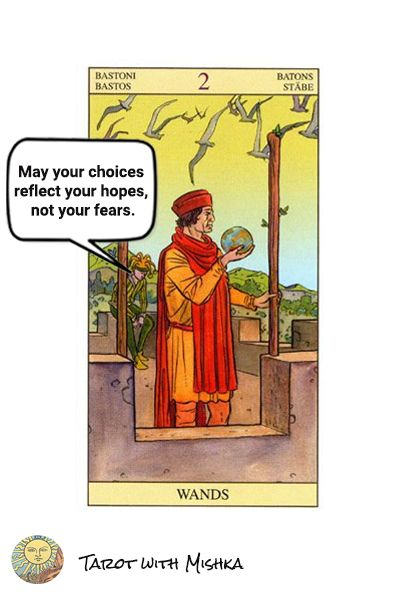 The Two Of Wands Indicates That The Necessary Preparation Has Been Made