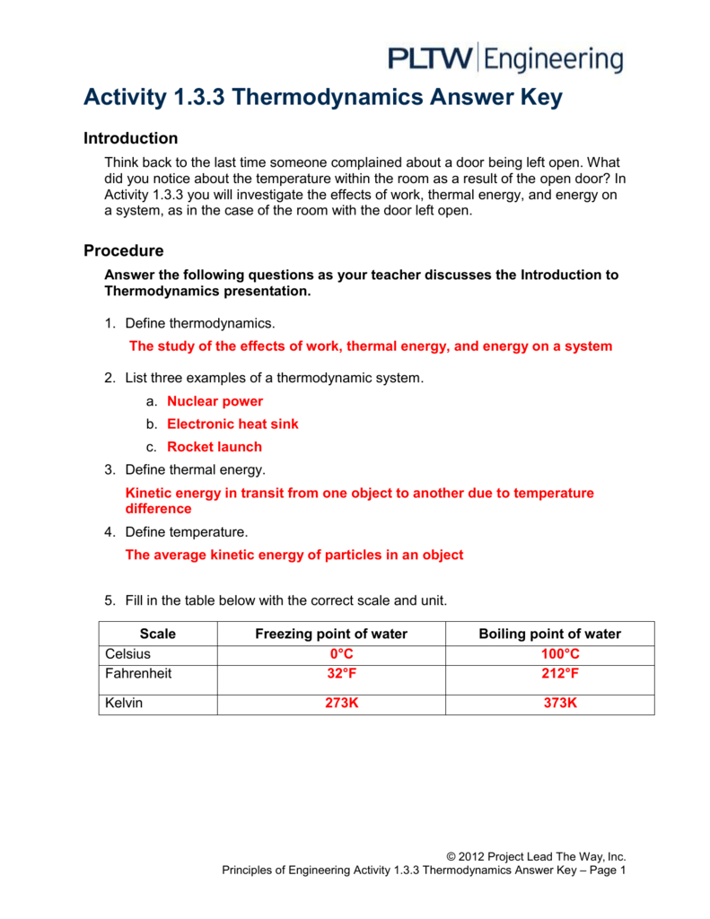 Thermal Energy Worksheet Middle School Db excel